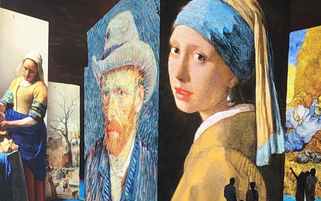 Carrières des Lumières :  « Vermeer, Van Gogh et Mondrian »